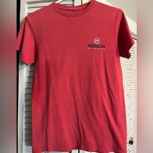 Magellan Outdoors Men's Red Short Sleeve Logo Tee